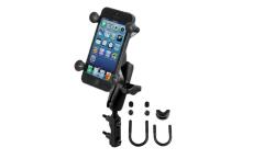 RAM Brake-Clutch Reservoir U-Bolt Motorcycle Mount with Universal X-Grip Cell Phone Holder