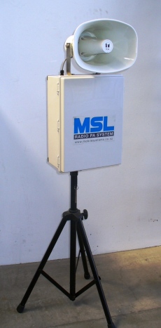 MSL Portable Radio PA System