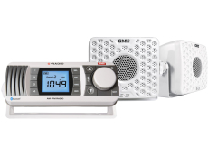GME GR300BTWEP AM-FM Marine Radio Ent Pack - White