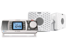 GME GR300BTWEP2 AM-FM Marine Radio Ent Pack - White