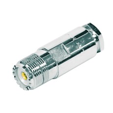 Connector UHF-36 Plug - RG213 or 214 Type Cable - Solder - Nickel plated