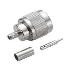 Connector N-88 PLUG RG58 CRIMP