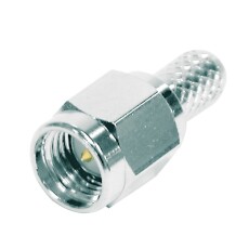 Connector SMA-104 PLUG RG58 CRIMP