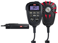 GME TX3350 LCD Microphone UHF 80 Channel CB Radio