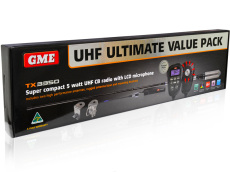 GME TX3350UVP LCD Mic UHF CB Radio Ultra Value Pack