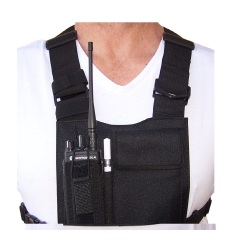 CRS 4-Way Radio Chest Harness with Pouch