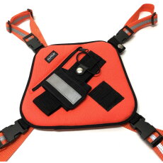 Icom 4-Way Radio Harness - Orange