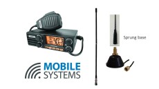 Uniden PRO5050 AM CB Radio - 12 and 24V with AT2610BK Sprung antenna
