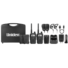 UNIDEN UH825-2TP 2W UHF CB TWIN DELUXE HANDHELD RADIO PACK